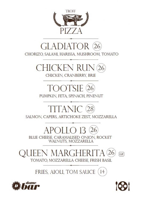 March 2026 Pizza Menu UPDATED